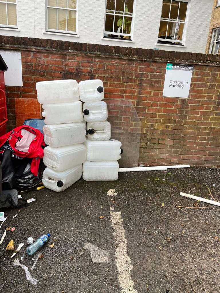 Fly tipping before